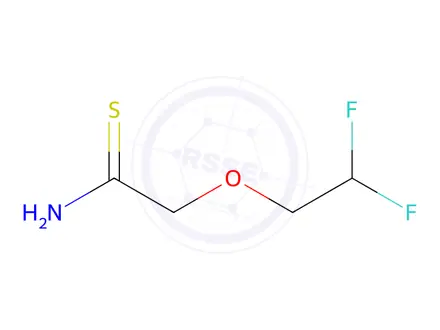 Chemical structure of 2-(2,2-Difluoroethoxy)ethanethioamide