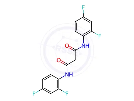 Chemical structure of N1,N3-bis(2,4-difluorophenyl)malonamide