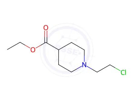 Chemical structure of 1-(2-Chloroethyl)-4-piperidinecarboxylic Acid Ethyl Ester