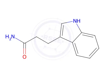 Chemical structure of Indole-3-propionamide