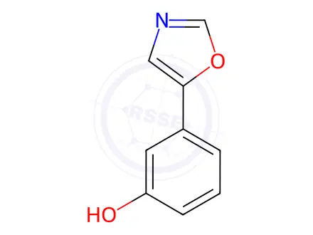 Chemical structure of 3-(Oxazol-5-yl)phenol