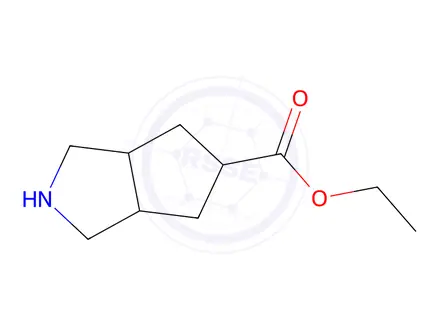 Chemical structure of Ethyl 1,2,3,3a,4,5,6,6a-octahydrocyclopenta[c]pyrrole-5-carboxylate