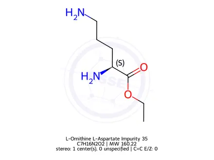Chemical structure of Ornithine Impurity 15
