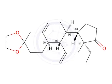 Chemical structure of Etonogestrel Impurity 36