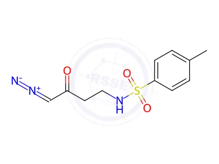 Chemical structure of 2-Butanone, 1-diazo-4-[[(4-methylphenyl)sulfonyl]amino]-
