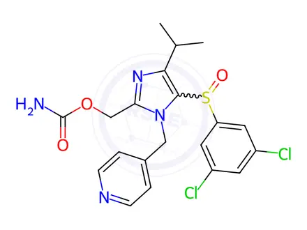 Chemical structure of Capravirine Impurity 18
