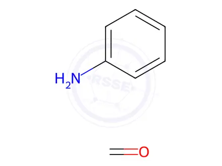 Chemical structure of Formaldehyde compound with aniline (1:1)