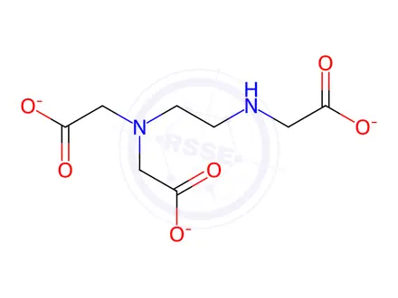Chemical structure of Dexrazoxane Impurity 42 Trisodium Salt