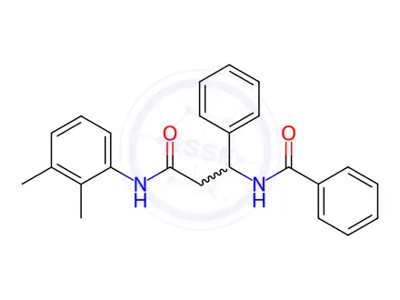 Chemical structure of N-(3-((2,3-Dimethylphenyl)amino)-3-oxo-1-phenylpropyl)benzamide
