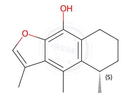 Chemical structure of Cacalol