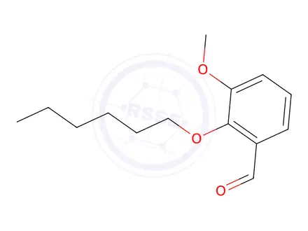 Chemical structure of 2-(Hexyloxy)-3-methoxybenzaldehyde