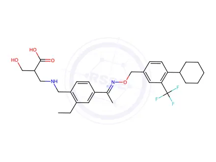 Chemical structure of Siponimod Impurity 42