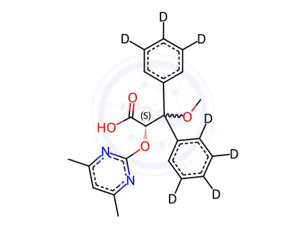 Chemical structure of Ambrisentan-d10