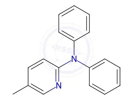 Chemical structure of 5-Methyl-N,N diphenylpyridin-2-amine