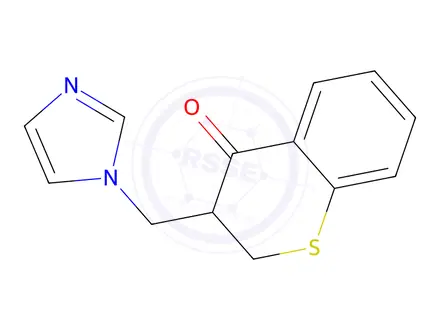 Chemical structure of 3-((1H-Imidazol-1-yl)methyl)thiochroman-4-one