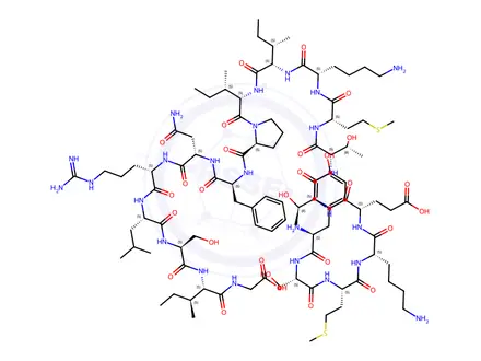 Chemical structure of Gamma-Fibrinogen 377-395