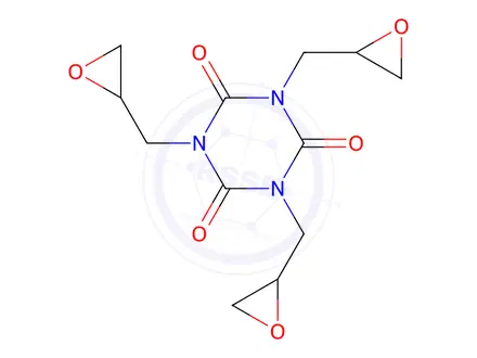 Chemical structure of 1,3,5-Triglycidyl isocyanurate