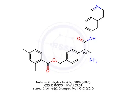 Chemical structure of Netarsudil