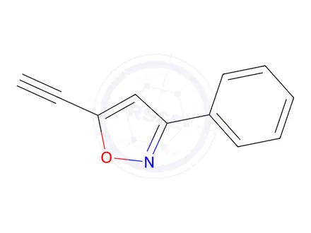 Chemical structure of 5-Ethynyl-3-phenylisoxazole
