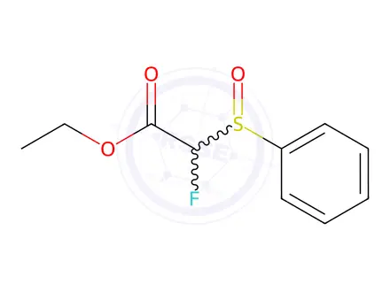 Chemical structure of Ethyl 2-fluoro-2-(phenylsulfinyl)acetate