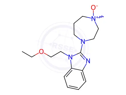 Chemical structure of Emedastine N-Oxide