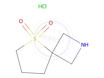 Chemical structure of 5-Thia-2-azaspiro[3.4]Octane 5,5-dioxide hydrochloride