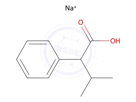 Chemical structure of Ibuprofen Impurity 73
