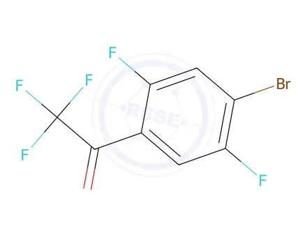 Chemical structure of 1-(4-Bromo-2,5-difluorophenyl)-2,2,2-trifluoroethan-1-one