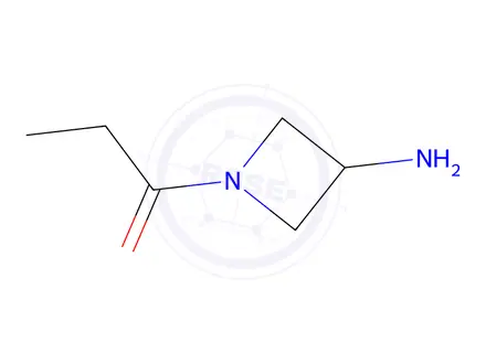 Chemical structure of 1-(3-Aminoazetidin-1-yl)propan-1-one