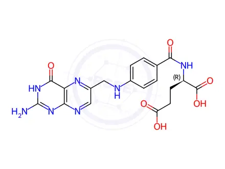 Chemical structure of folic acid Impurity 48 (65165-91-5)