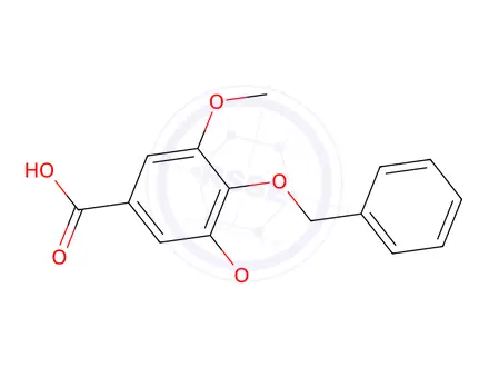 Chemical structure of 4-Benzyloxy-3,5-dimethoxy-benzoic acid
