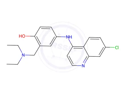 Chemical structure of Amodiaquine