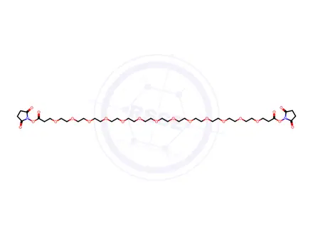 Chemical structure of Bis-PEG13-NHS ester