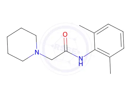 Chemical structure of N-(2,6-Dimethylphenyl)-1-piperidineacetamide