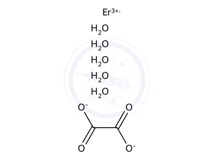 Chemical structure of ERBIUM OXALATE