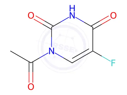 Chemical structure of 1-Acetyl-5-fluoropyrimidine-2,4(1H,3H)-dione