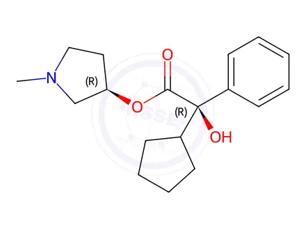 Chemical structure of Glycopyrrolate Impurity 95