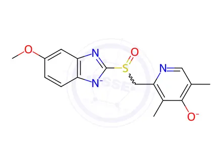 Chemical structure of Esomeprazole Impurity H215/01