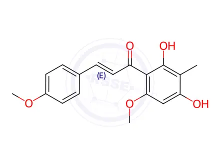 Chemical structure of 3'-Methyl-4-O-methylhelichrysetin