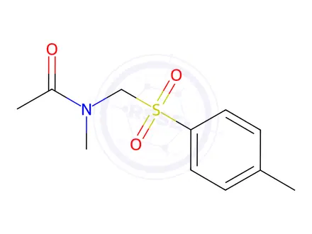 Chemical structure of N-methyl-N-(tosylmethyl)acetamide