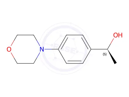 Chemical structure of (S)-1-(4-Morpholinophenyl)ethan-1-ol