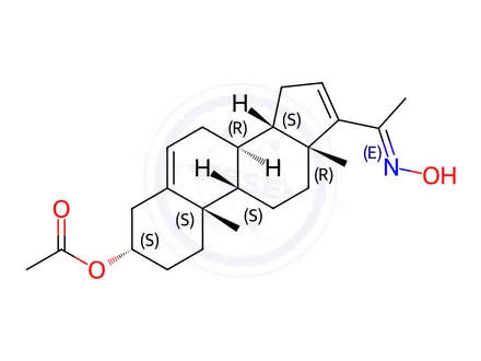 Chemical structure of Abiraterone Pregnenolone-16-Ene Acetate Oxime