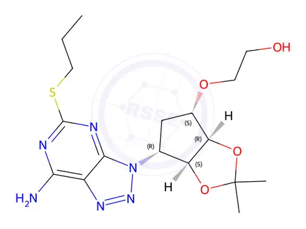 Chemical structure of Ticagrelor Impurity 522