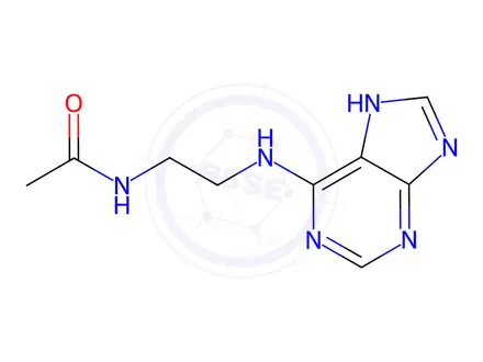 Chemical structure of N-(2-((9H-Purin-6-yl)amino)ethyl)acetamide