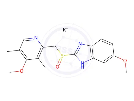Chemical structure of Esomeprazole Potassium