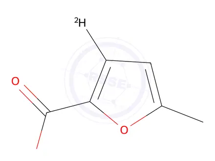 Chemical structure of 5-methyl(3-²H)furan-2-carboxylic acid