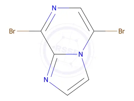 Chemical structure of 5,8-Dibromoimidazo[1,2-a]pyrazine