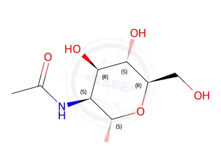 Chemical structure of ManNAc
