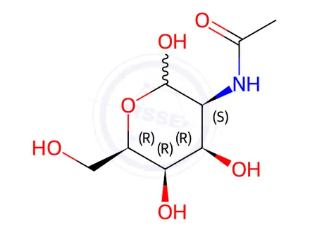 Chemical structure of N-acetyl-D-talosamine