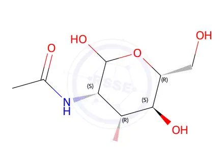 Chemical structure of N-Acetyl-D-mannosamine(chain)